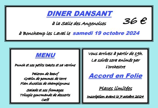 diner dansant 2024 - danse bonchampoise