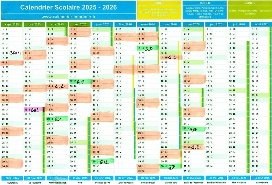 Danse Bonchampoise - Agenda 2025-2026